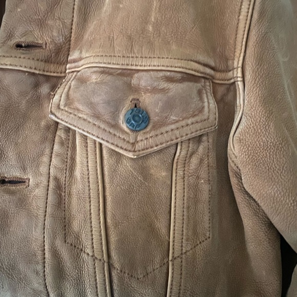 Gap Leather Biker Jacket - Picture 7 of 13